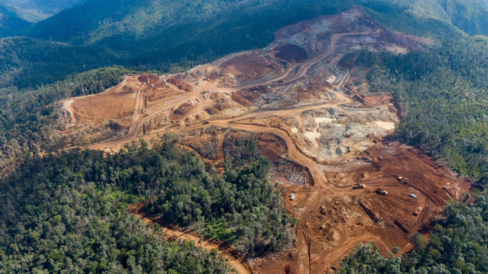 Deforestasi di Kepulauan Sula, Provinsi Maluku Utara. (Dokumentasi Forest Watch Indonesia)